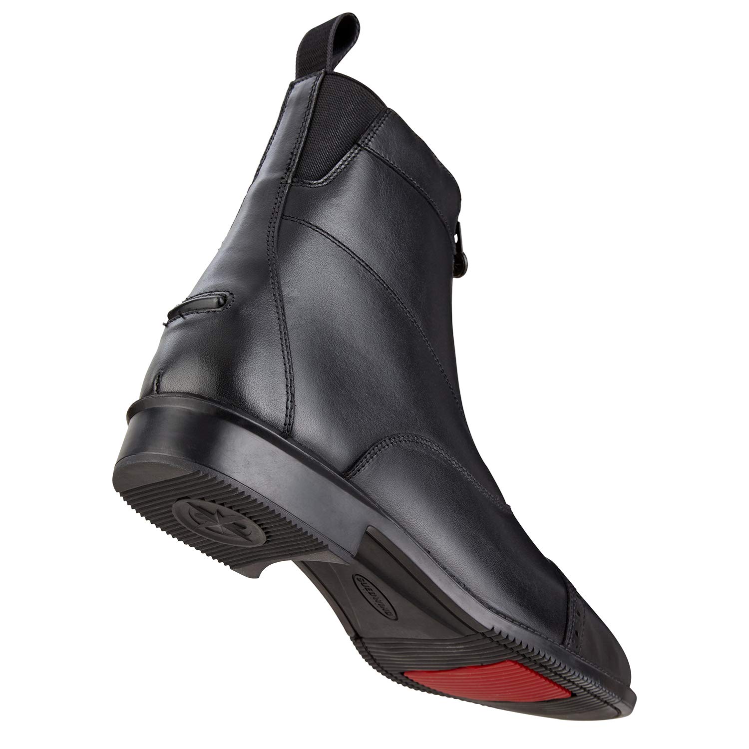SUEDWIND FOOTWEAR »Legacy FZ« Stiefelette aus robustem Rindsleder | Reißverschluss vorne | Reit-Schlupf-Schuh mit ULTIMA-RS Gummisohle | Komfort-Innensohle | Karree-Leisten | Schwarz | Gr. 37-43