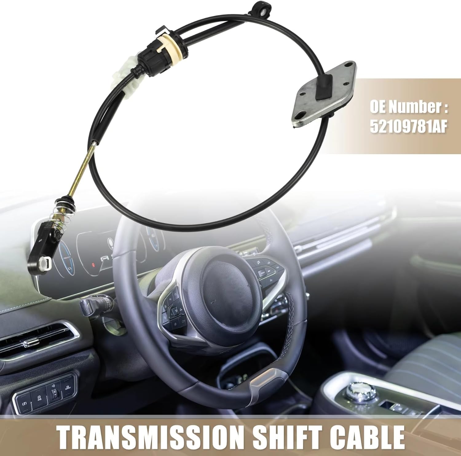 Transmission cable Compatible With Jeep For Liberty 2006-2012 Car Automatic Transmission Gear Shift Shifter Selector Control Lever Cable 52109781AF