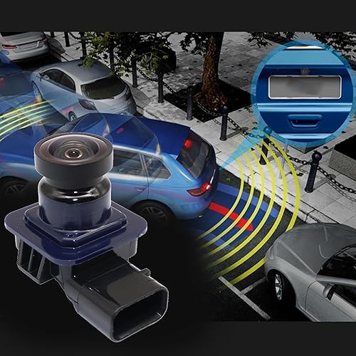 Miniatura 2 de GXARTS Cámara de respaldo de visión trasera, cámaras de seguridad de ayuda de embalaje, cámara de respaldo compatible con Ford Expedition 2015 2016