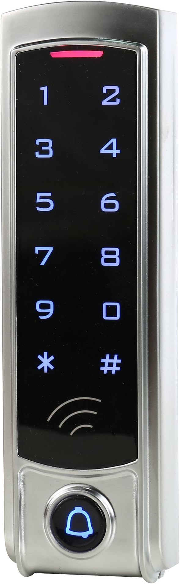 Metal Touch RFID 125kHz Access Control Keypad Single Door Stand-Alone 2000 Users for Security System