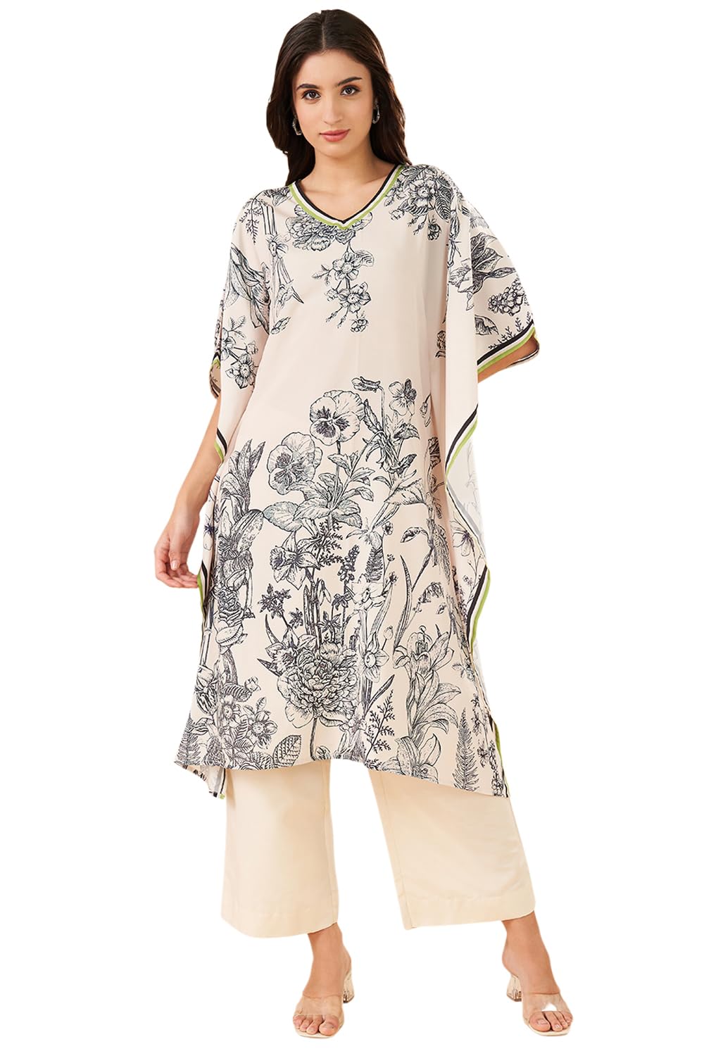 rangmanch by pantaloons Women Kaftan Set-picture-56