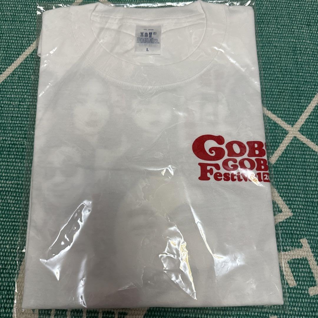 Amazon.co.jp: ごぶごぶフェス オフィシャルTシャツ ホワイト L