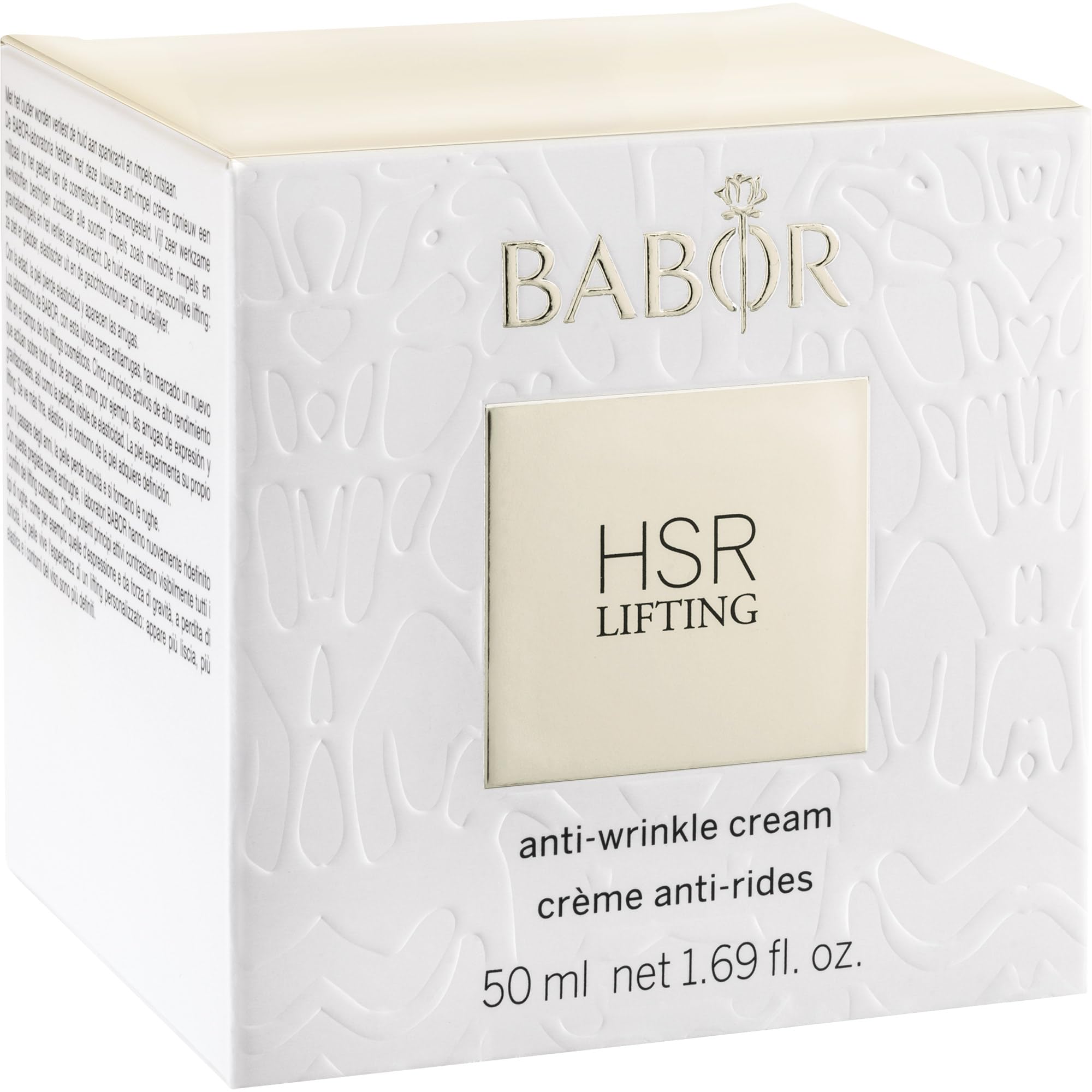 BABOR HSR LIFTING Cream, Crema facial antiarrugas, Crema facial antienvejecimiento para todo tipo de pieles, Con vitamina E, manteca de karité y aceite de almendras, 1 x 50 ml, versión 2021