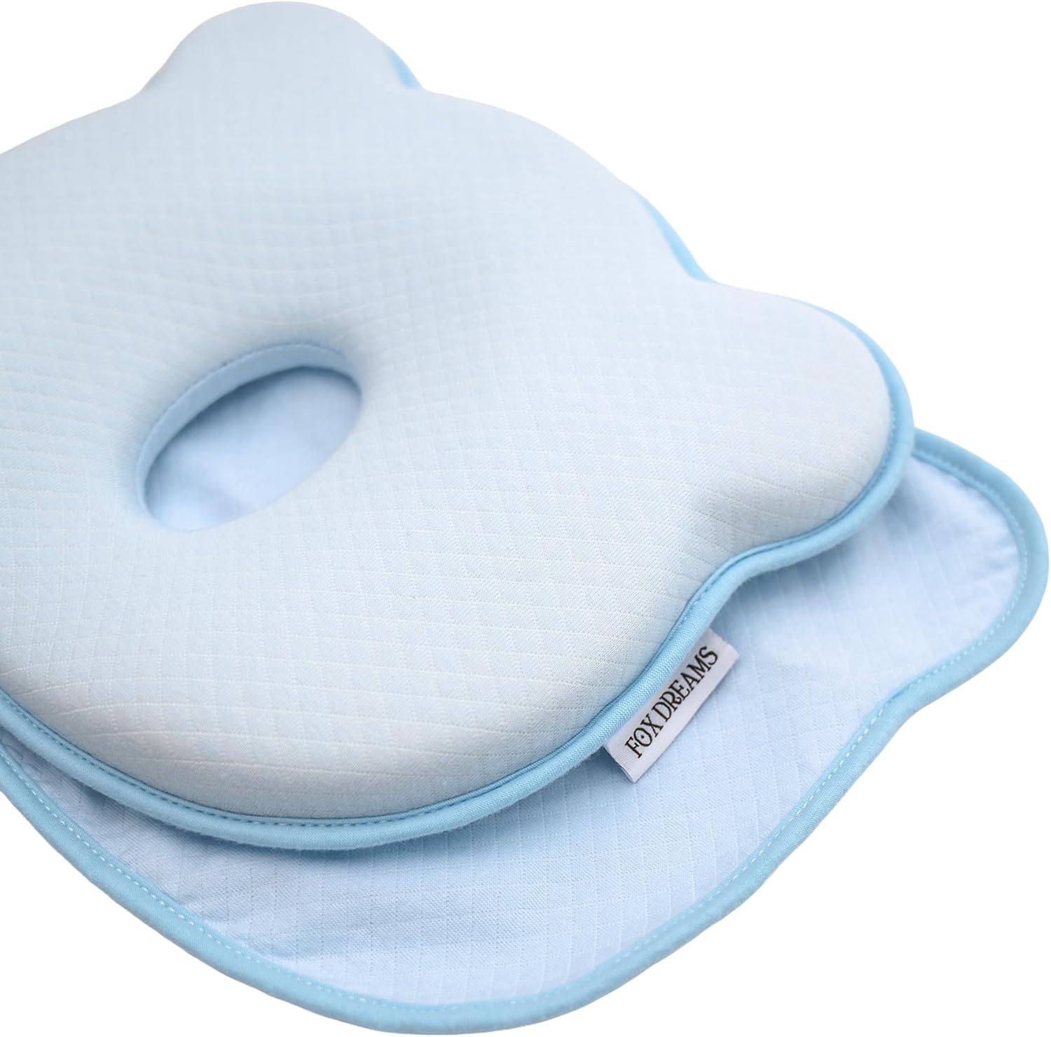 Soft Memory Foam Baby Changing Station Support pad for Infant, Portable Travel Cushion with Cartoon Bear Cover – Comfortable Head Support for Kids, Breathable and Washable - Image 5