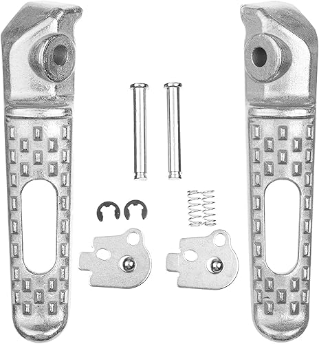 Vista 10 de Reposapiés delantero y trasero para motocicleta Honda CBR600RR 2003-2019 CBR1000RR 2004-2016 Negro#F+R