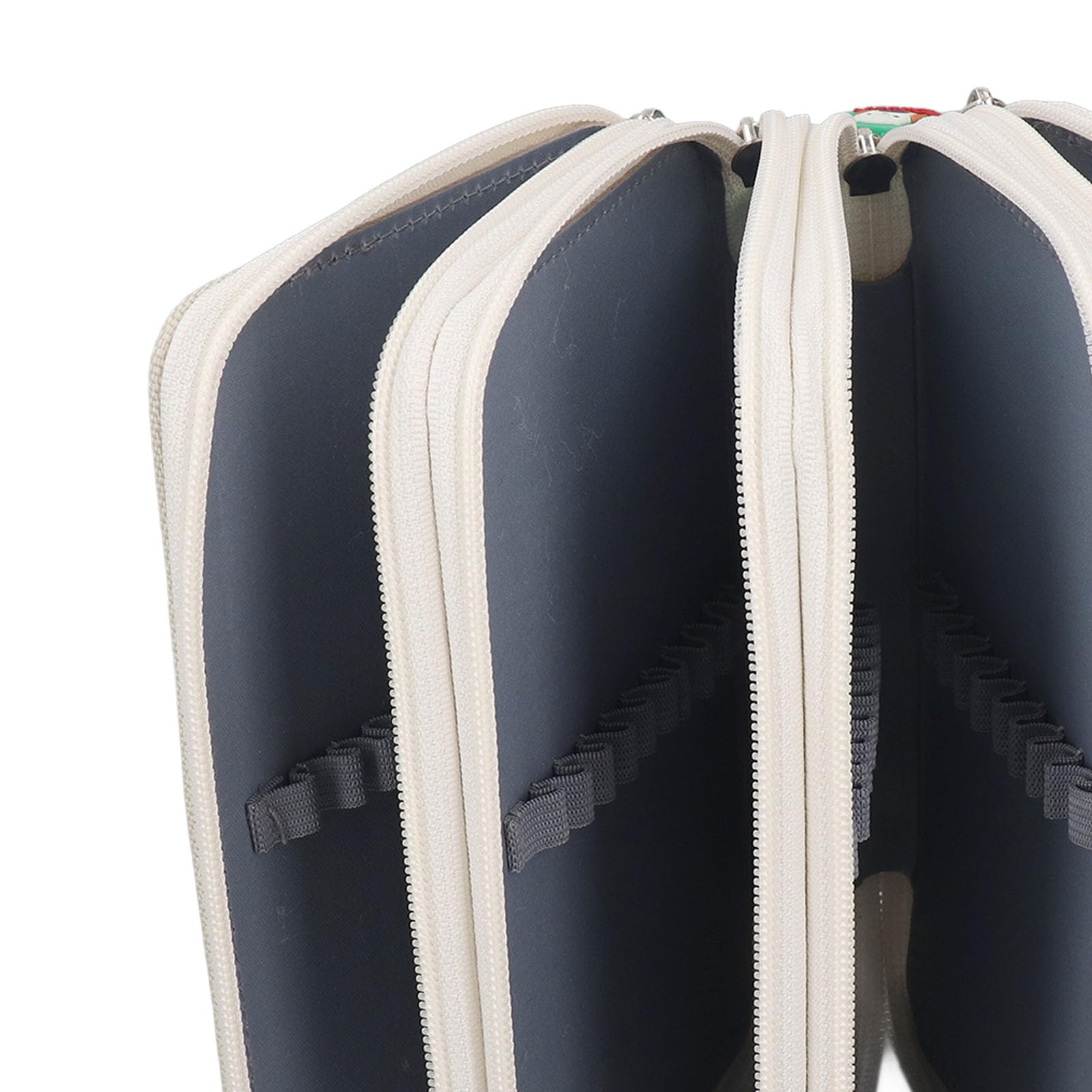 Wakects Astuccio Colorato Astuccio Grande in Pelle PU Portapenne Pieghevole di Grande capacità con Cerniera e Design a Forma di Cartone Animato per Artisti Studenti Conservazione di Disegni in Aula