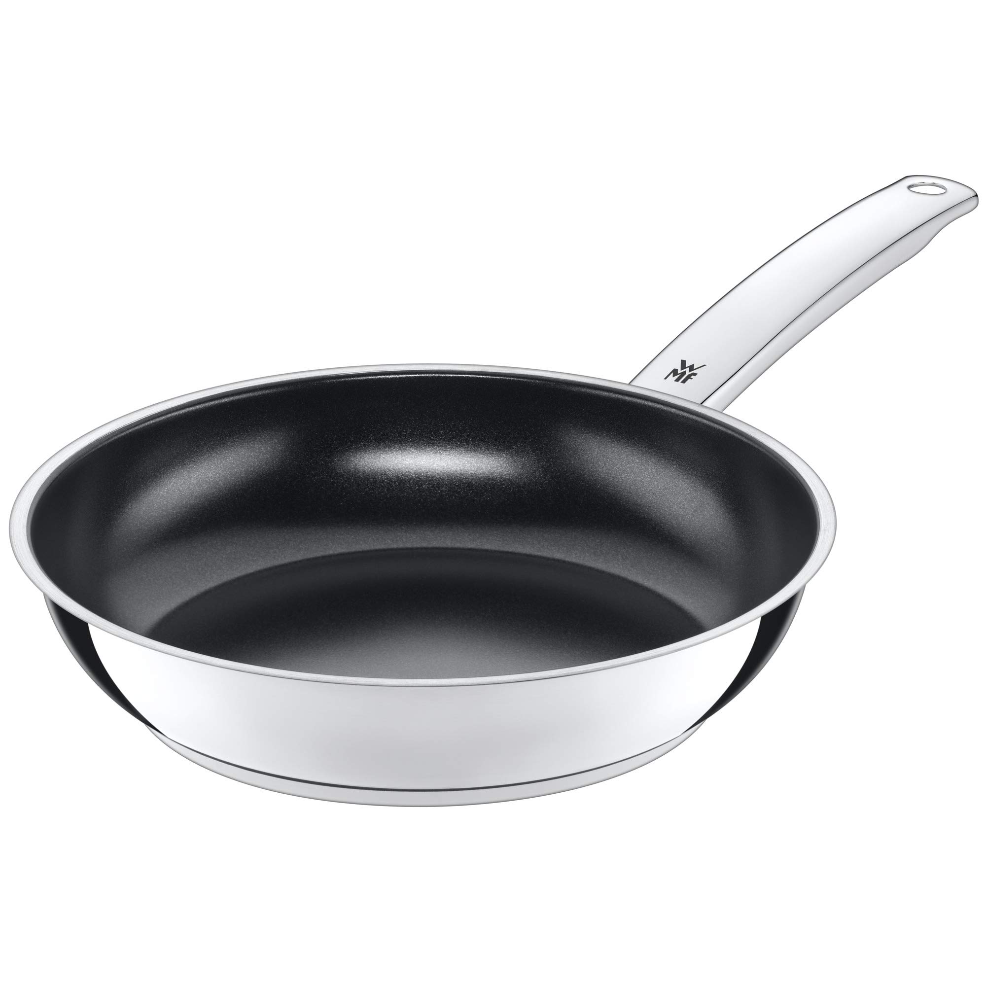 WMF Durado Pfannenset 2-teilig, Bratpfanne Induktion 24, 28 cm, Cromargan Edelstahl beschichtet, Keramikbeschichtung, backofenfest