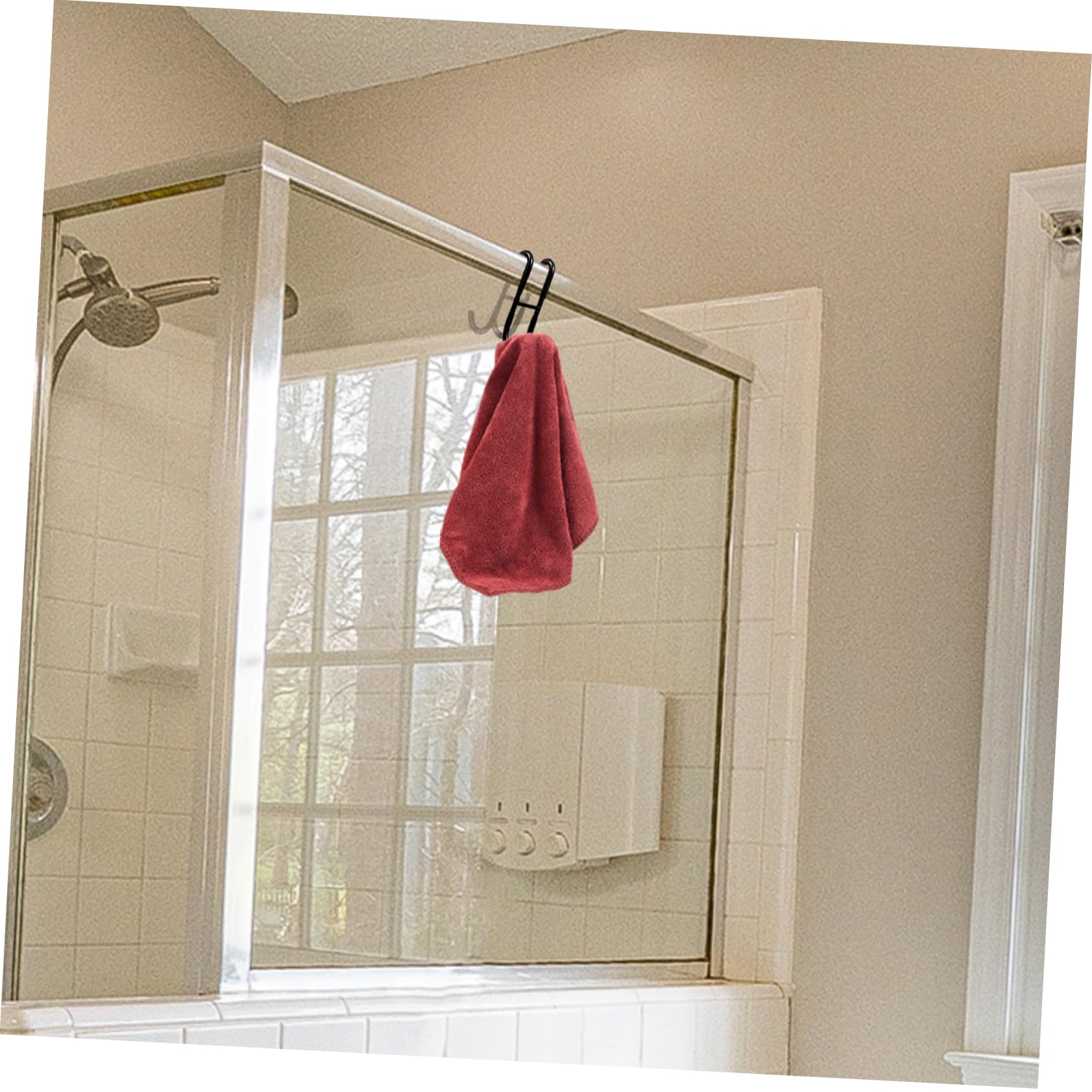 BELLIFFY Towel Hanger Over Door Double Sided Hook Door Back Hanger Clothes Rack Secure Hanging for Coats No Drilling Needed