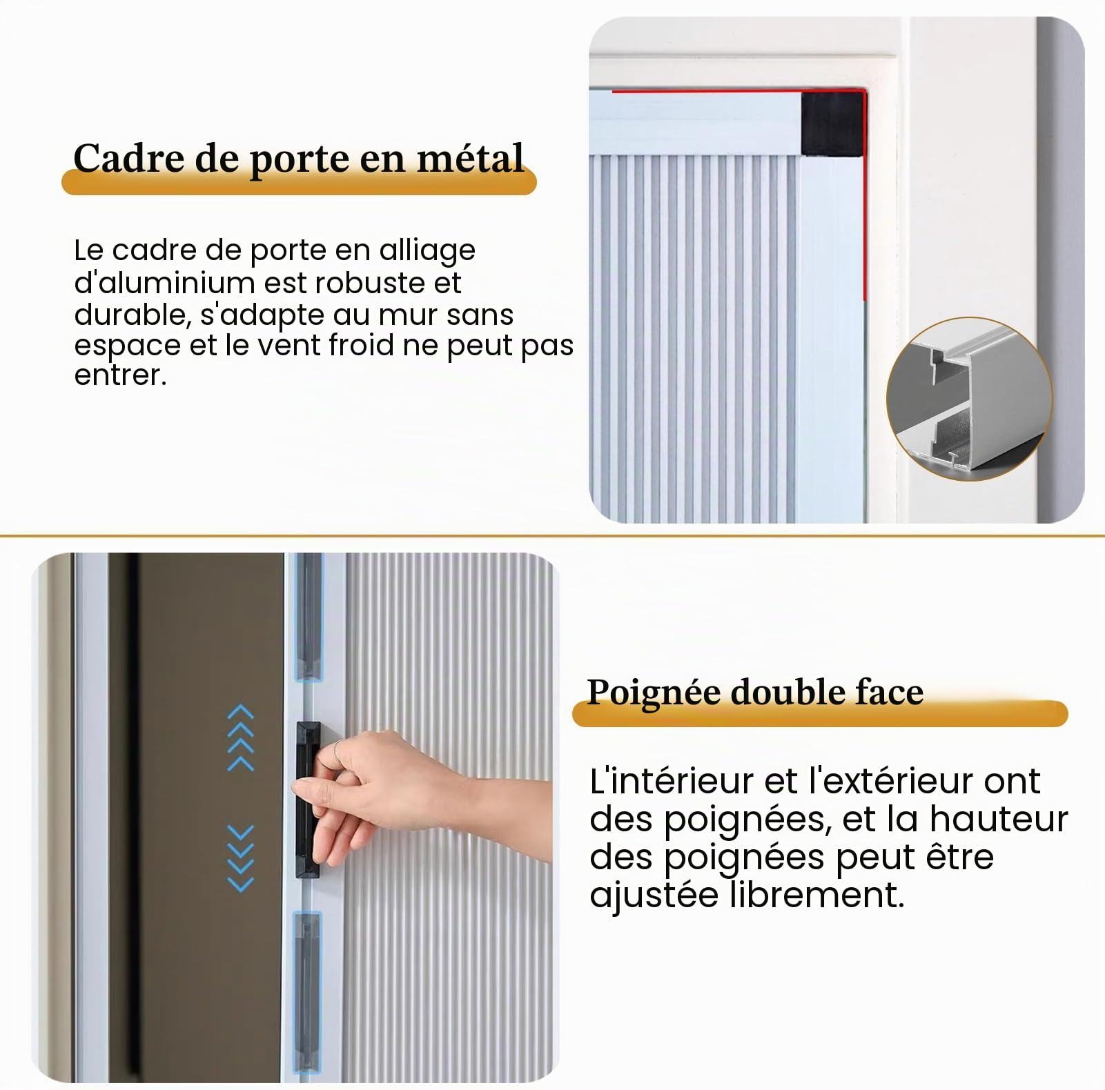 Porte Accordéon Interieur Porte Pliante Intérieure Pliante avec Poignée, Portes Accordéon Coulissantes Sans Perçage pour Grange / Cellier, Porte Pliante Non Tissée pour Garde-manger Occultante(32x80in