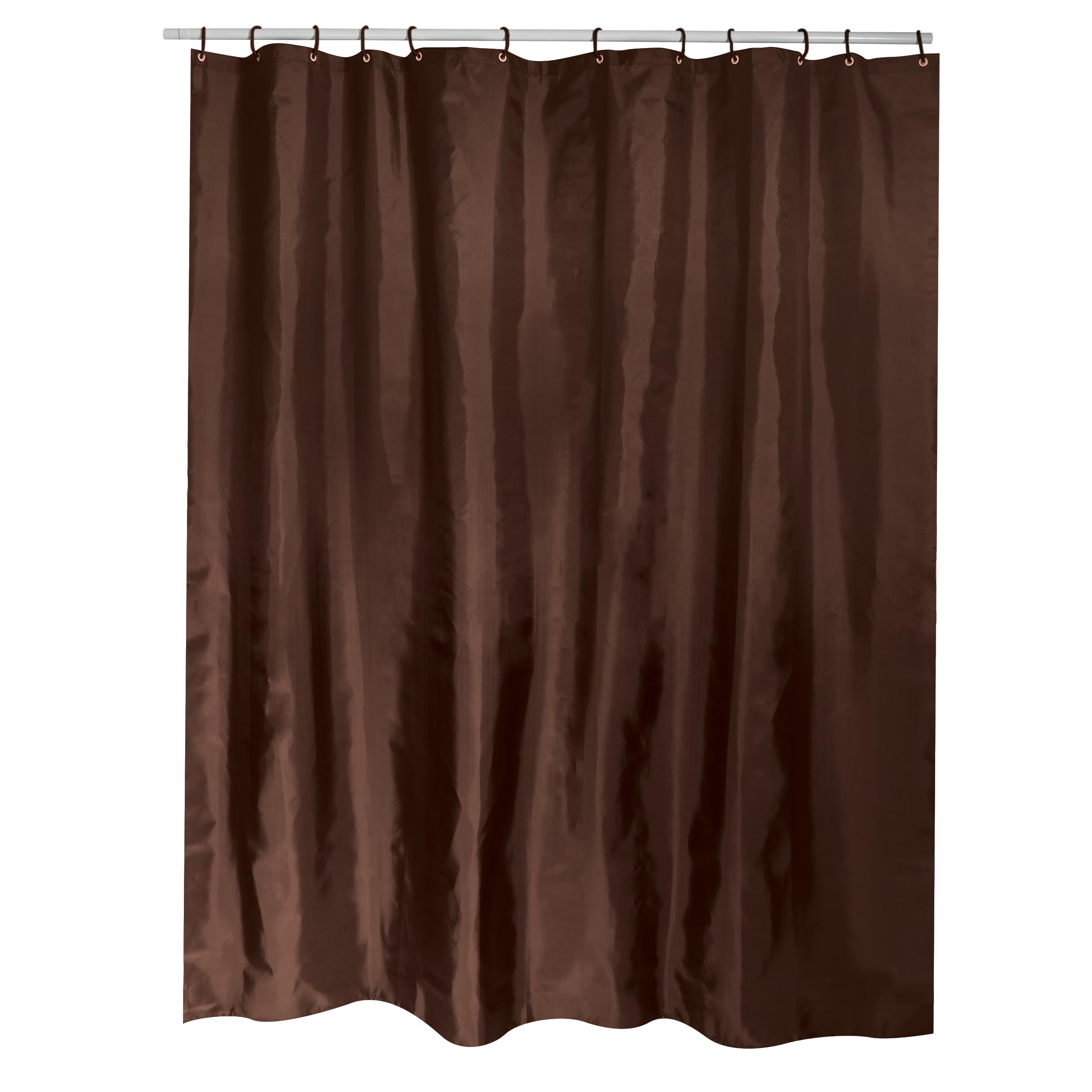 MSV Cortina DE Ducha Polyester 180X200 CM Chocolate