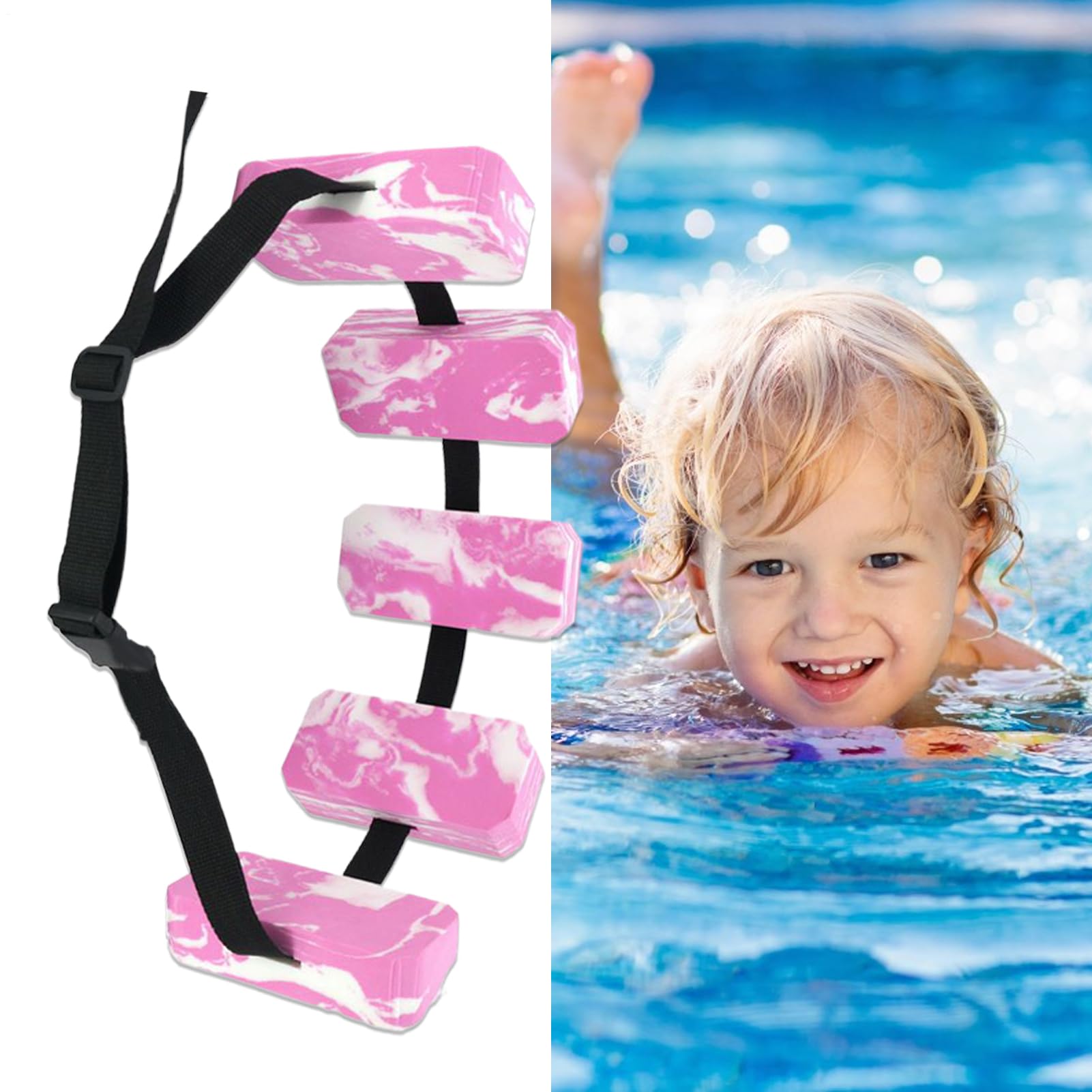 Cintura di nuoto - Cintura di allenamento comoda non slip | Cintura di nuoto Eva per bambini con indossare il comfort regolabile per nuotare in piscina per uomini, donne, adolescenti e adolescenti