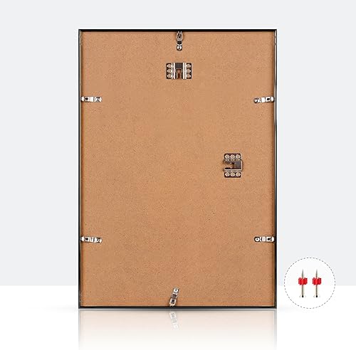 Vista 41 de Homso Marco de fotos de metal de 18 x 24 pulgadas, marco de fotos de aluminio de alta calidad de 18 x 24 pulgadas para pared, marco de fotos de Negro