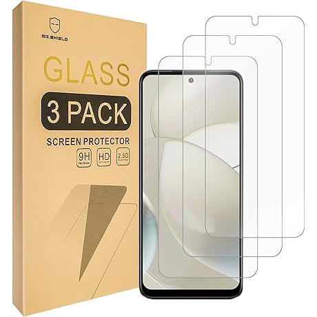 Motorola Power G Screen Protector [3-Pack] - Tempered Glass, Japan Glass, 9H Hardness
