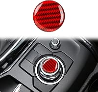 Vista 1 de Compatible con marco de perilla multimedia, cubierta de panel de fibra de carbono, accesorio interior para Mazda CX-5 2017 2018 2019 2020 2021 2022