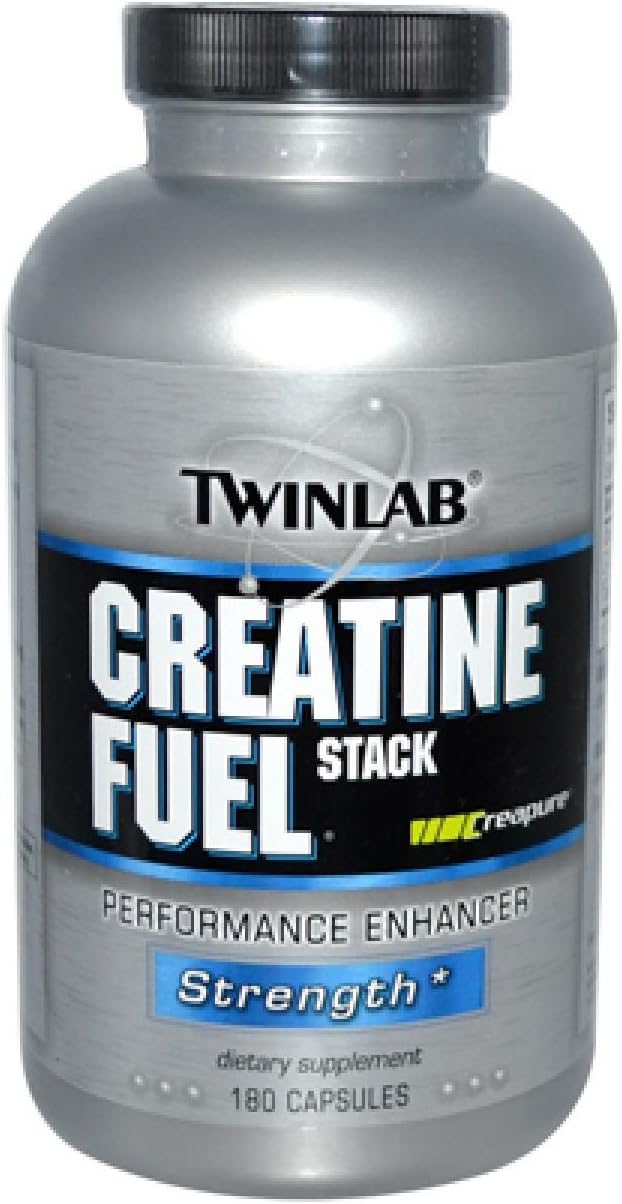 TWINLAB CREATINE FUEL STACK CAPS, 180 CAP