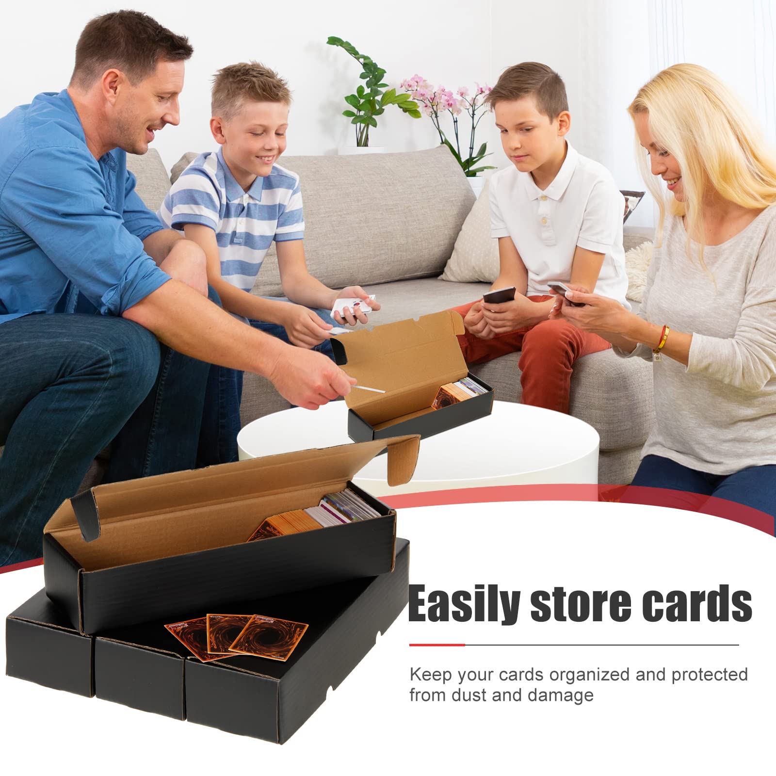 Amazon.com: Yexiya 6 Pcs 800 Count Storage Box Card Holders