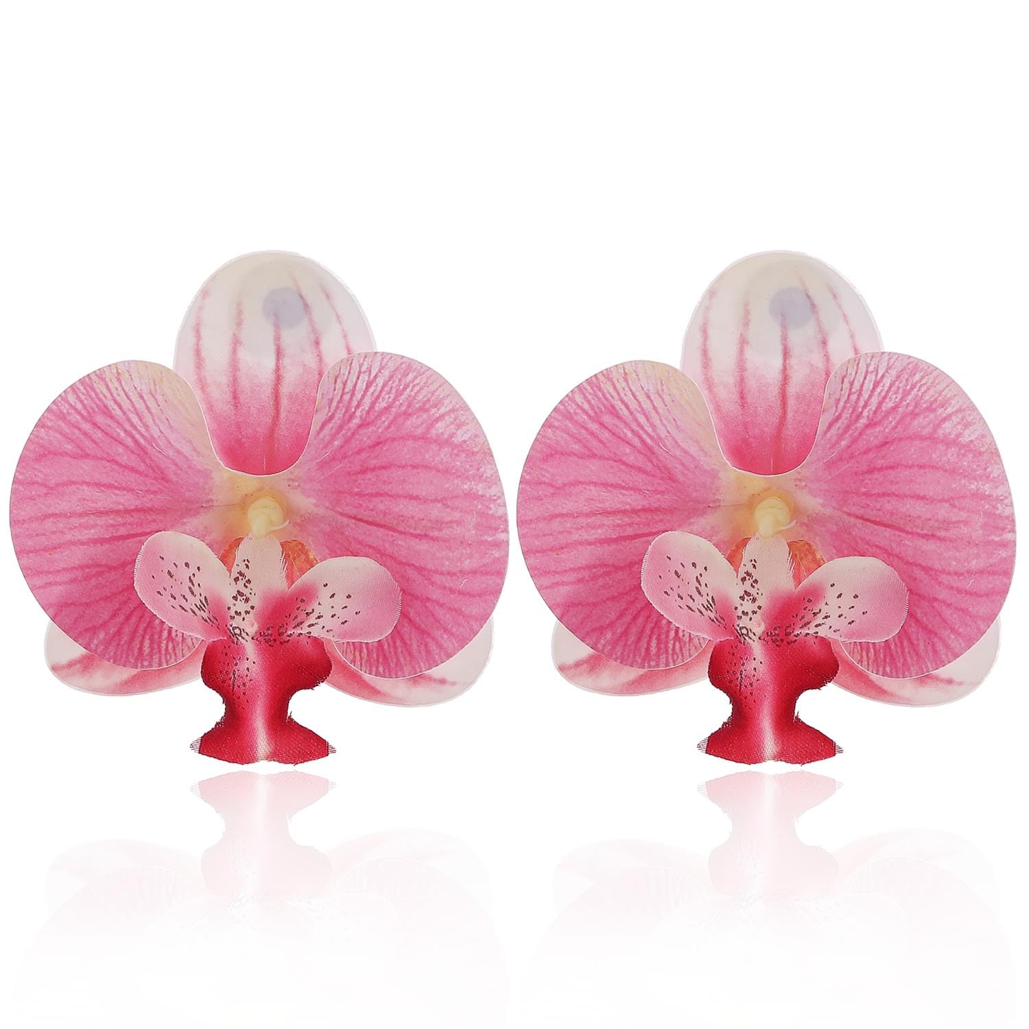 Aksod Large Flower Earrings Big Floral Earrings Studs Exaggerated Statement Plant Earrings Jewelry for Women