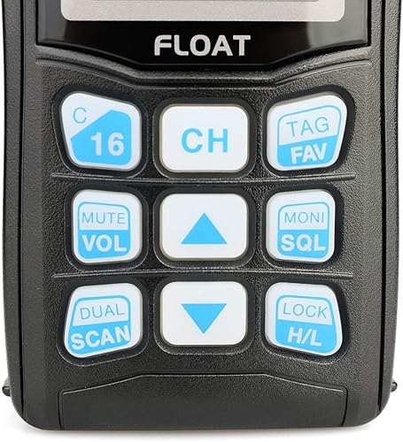 Miniatura 9 de Retevis Radio marina RT55, radios flotantes impermeables de largo alcance, NOAA 16 CH vibración drenaje de agua radios de mano Tri-Watch (paquete de