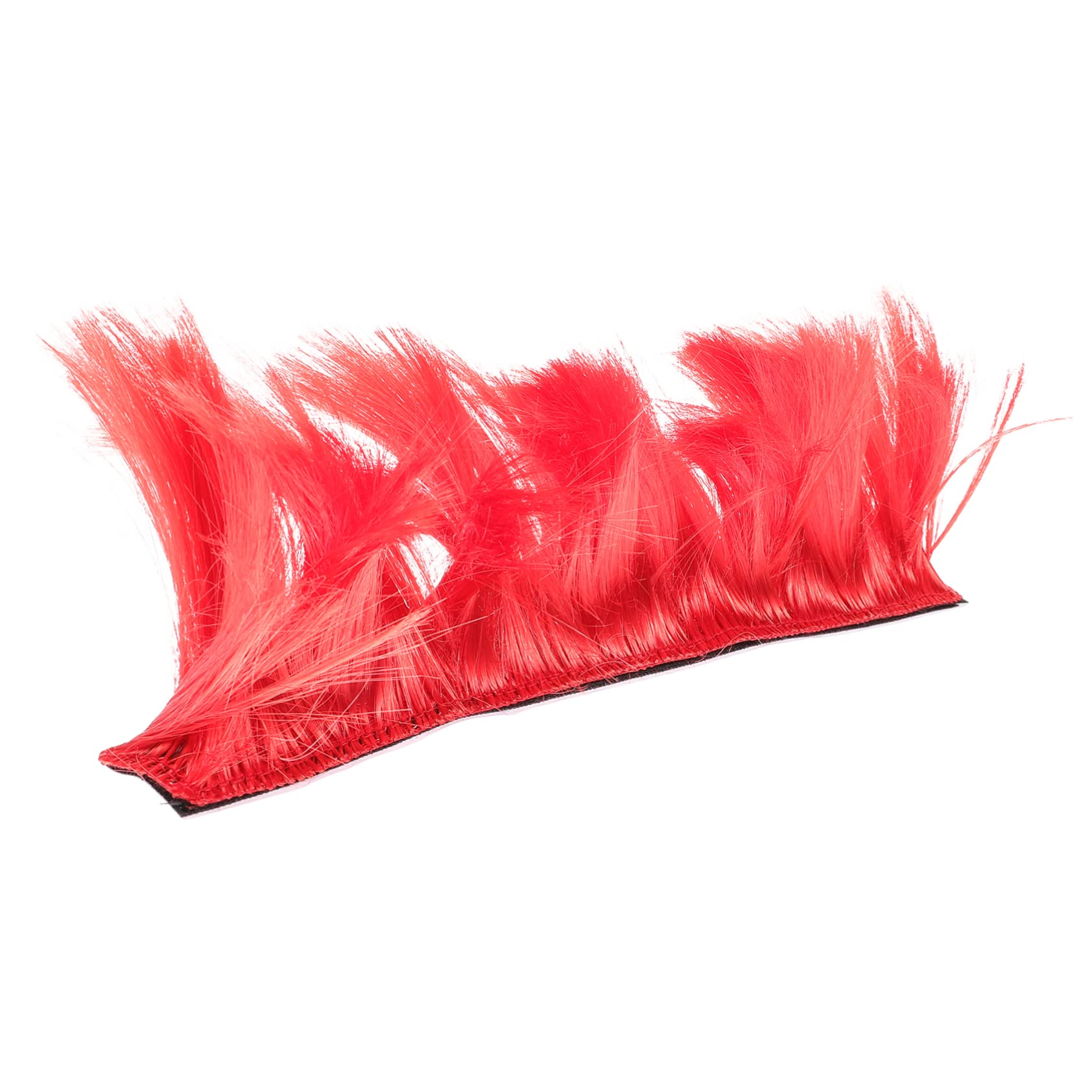 Fibre Chimique Violet 32cm Décoration Casque Vélo Crête De Coq - Perruque Fibre Chimique Violette Accessoire Cyclisme Ski Moto