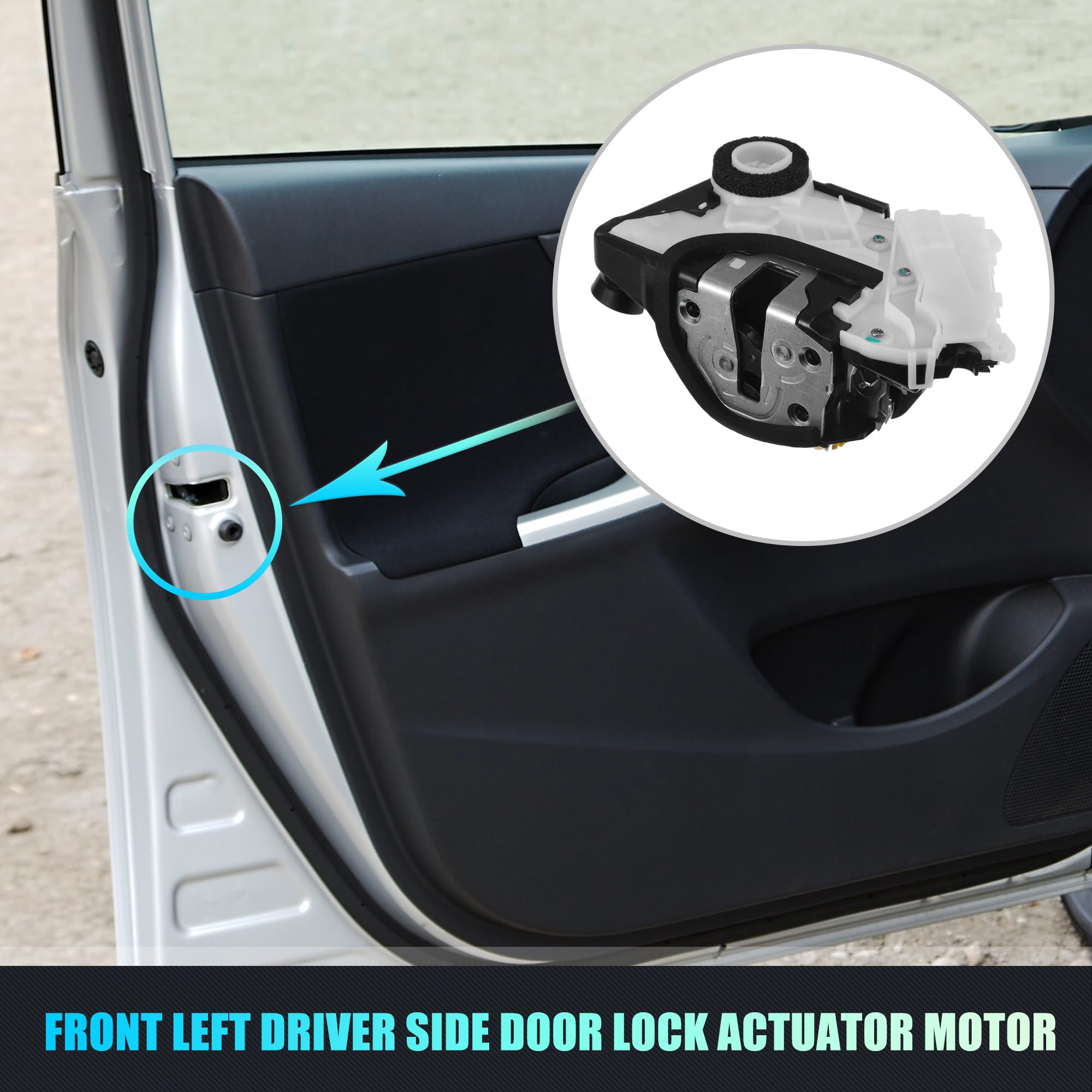 uxcell Replacement Front Left Driver Side Power Door Lock Actuator Motor for Acura ILX 2013-2020 for Honda Accord 2013-2017 for Honda CR-V Door Latch Actuator Assembly No.72150T0AA02