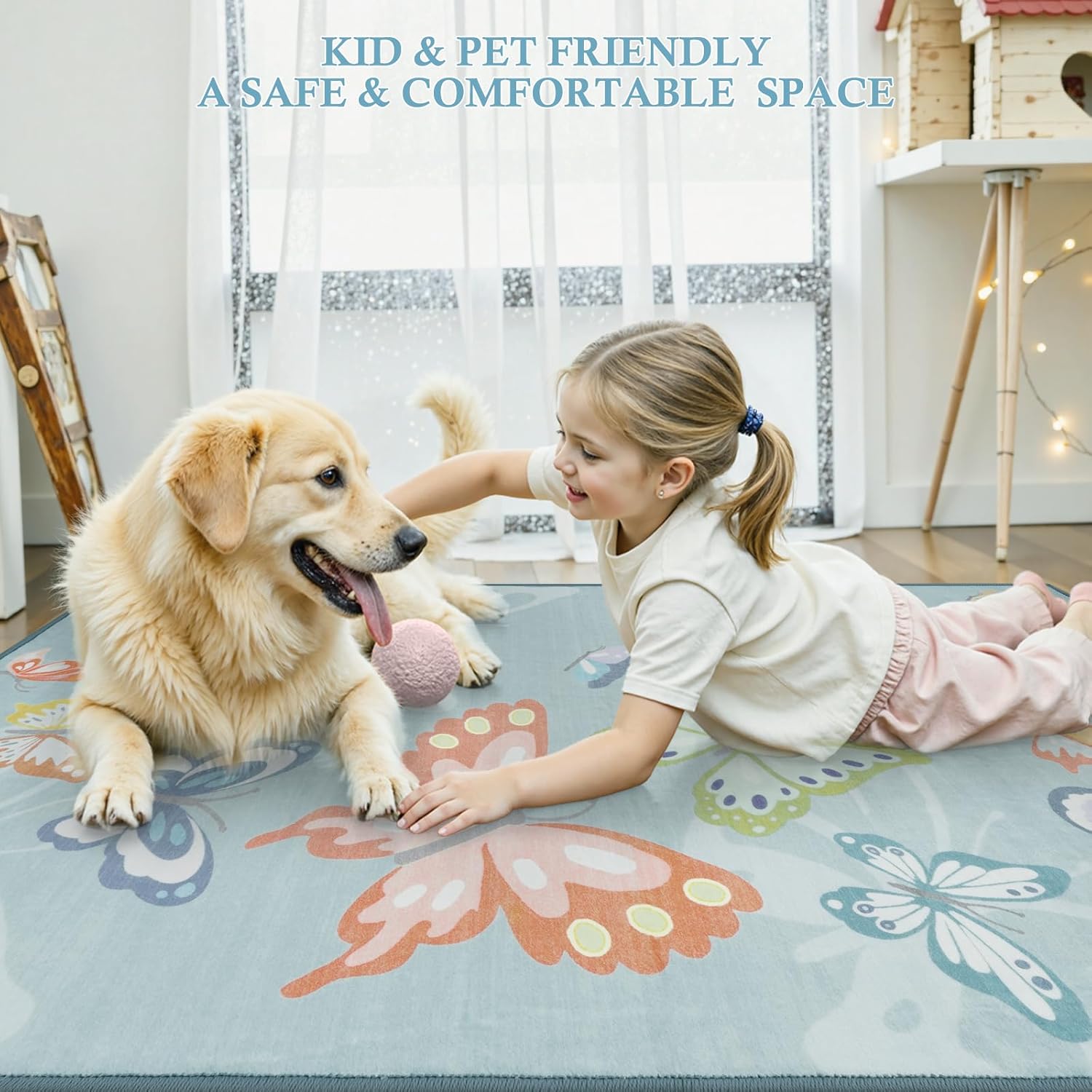 STARUIA 5x7 Girls Rugs for Bedroom, Washable Kids France Ubuy