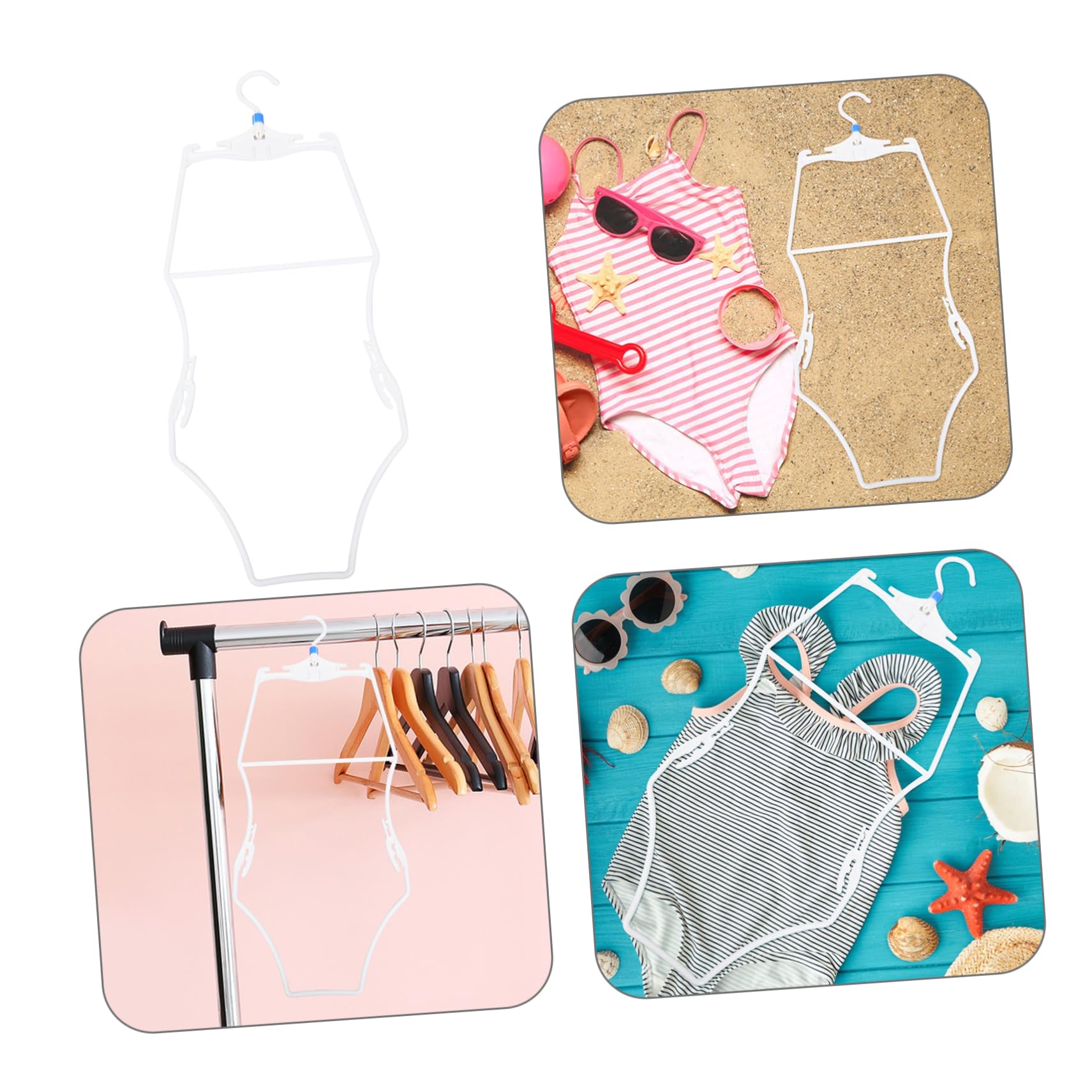 Amosfun 3piezas Perchas para Trajes de Baño para Forma de Cuerpo para Bikinis Lencería para Exhibir Casa o Tienda