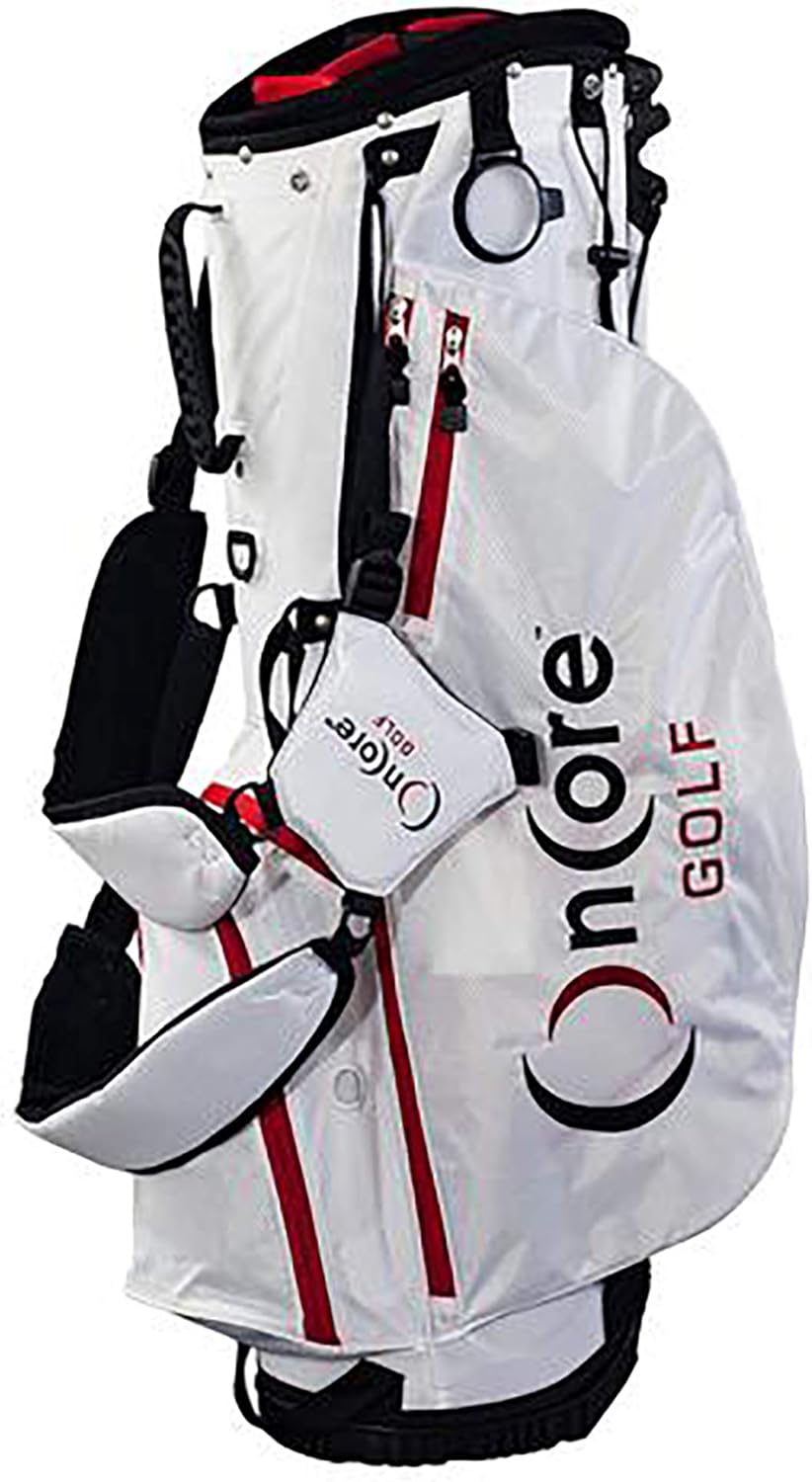 OnCore Golf Bags | Stand Golf Bag | Padded Carrying Strap | Full-Length Club Dividers | Lightweight & Durable Design | Umbrella Holder & Removable Rain Hood