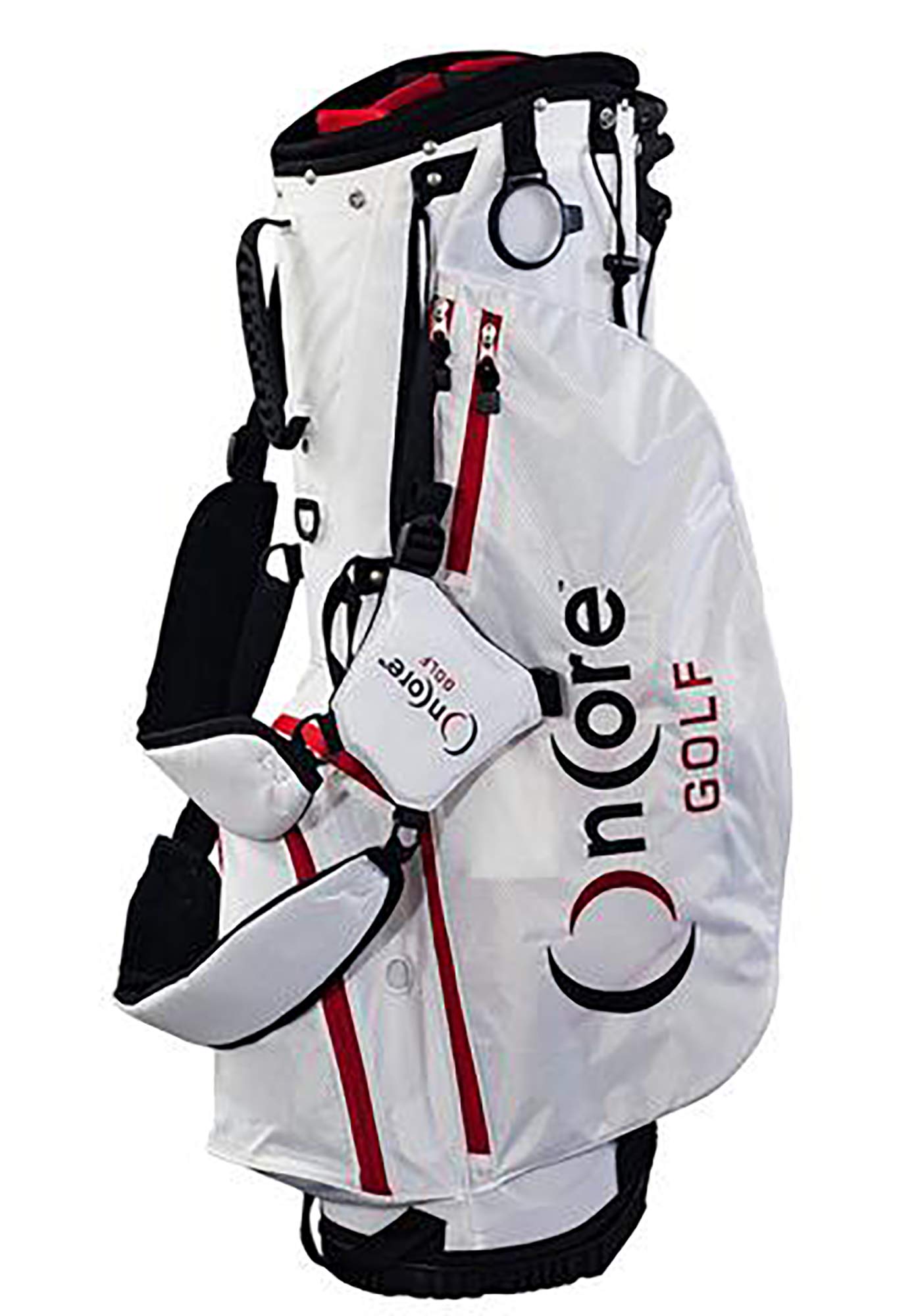 OnCore Golf 2023 Staff Stand Golf Bag - White | Tour Series