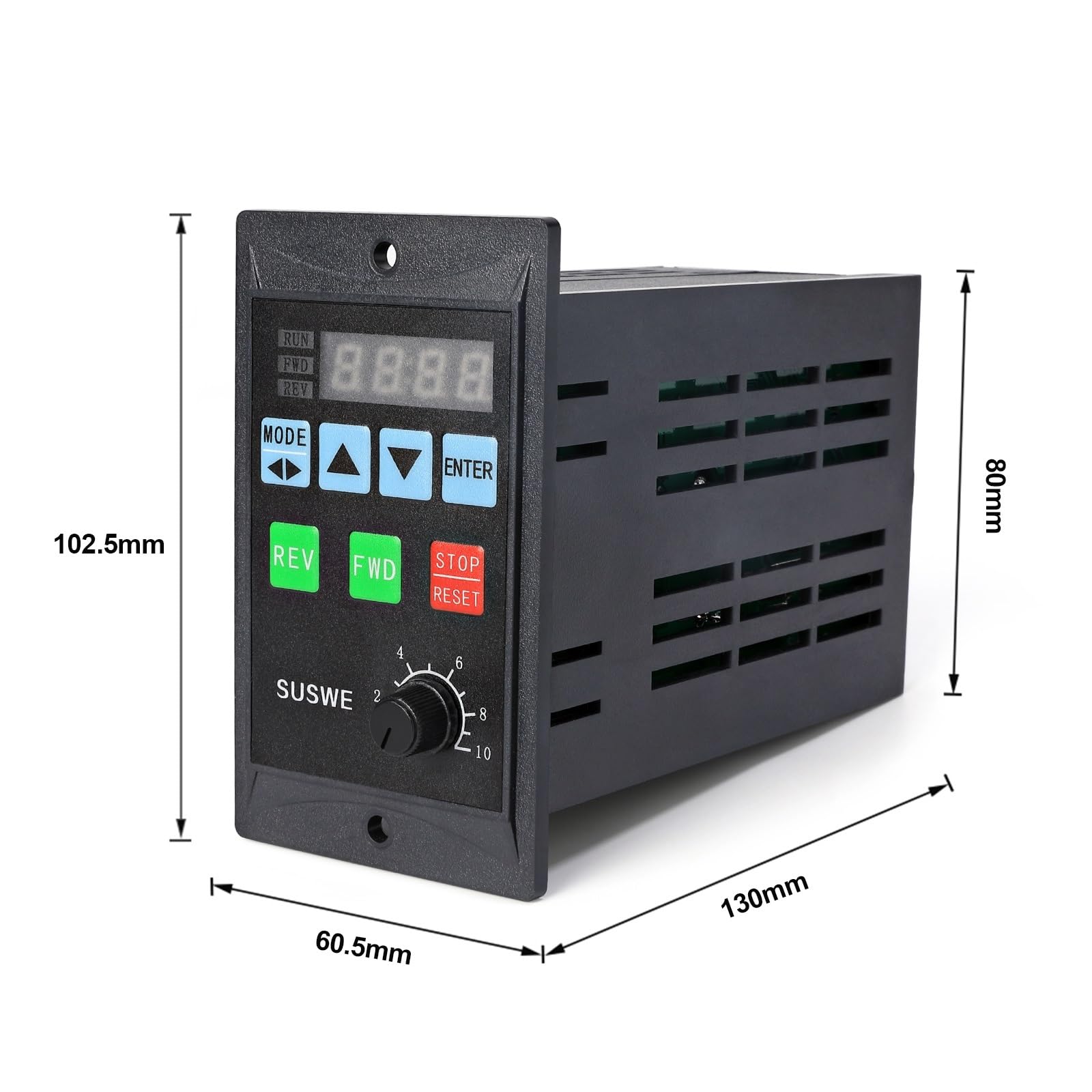 Variatore di Frequenza, Inverter VFD 0.75KW Display a frequenza variabile 3P 220 Regolatore di velocità in Uscita Azionamento a frequenza variabile per Il Controllo della velocità del Motore