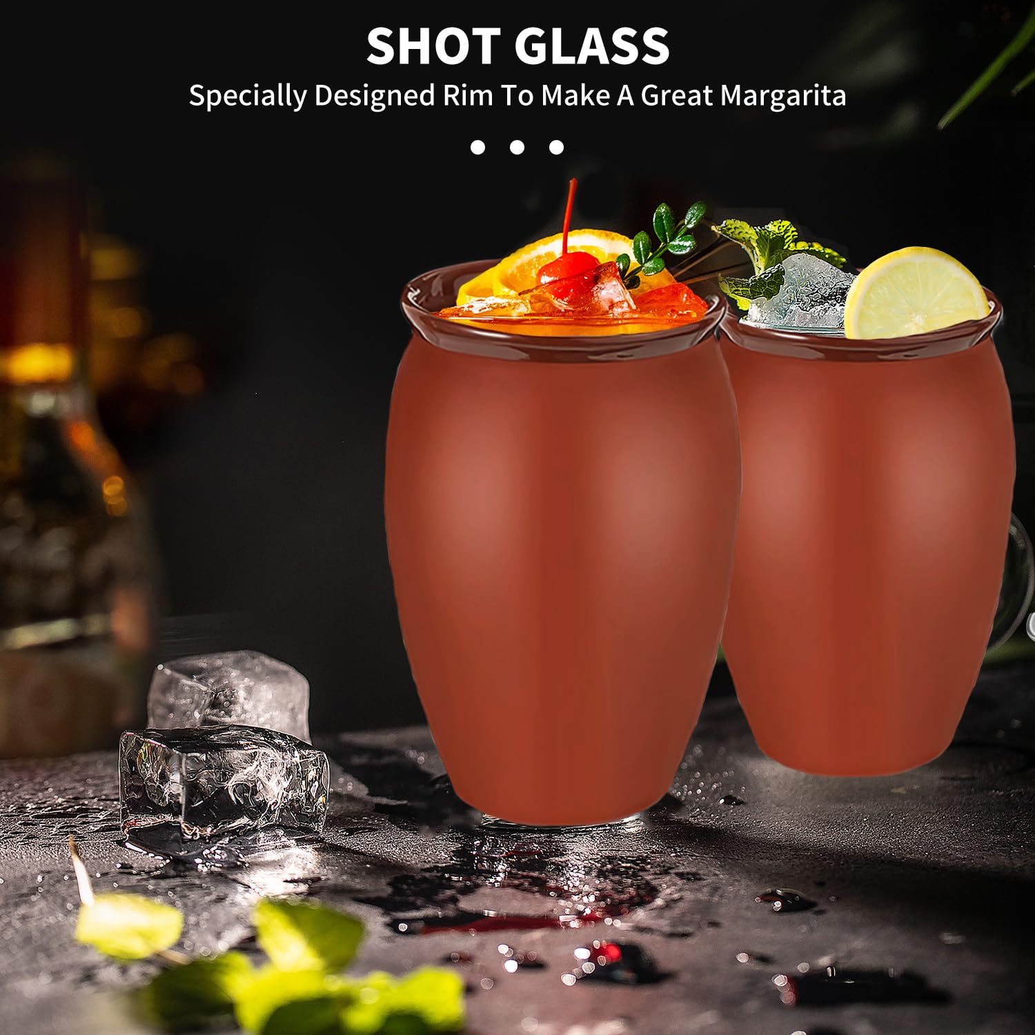6 vasos de arcilla mexicana Cantaritos de Barro de 16 onzas, vasos de cóctel para margaritas y mojitos