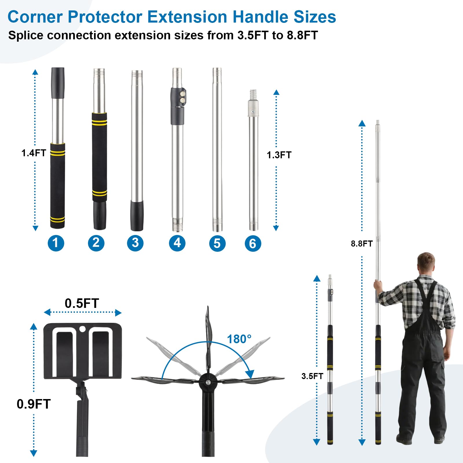 Warrior Products 904APC Powder Coated Finish Corners with Holes for All Jeep CJ7