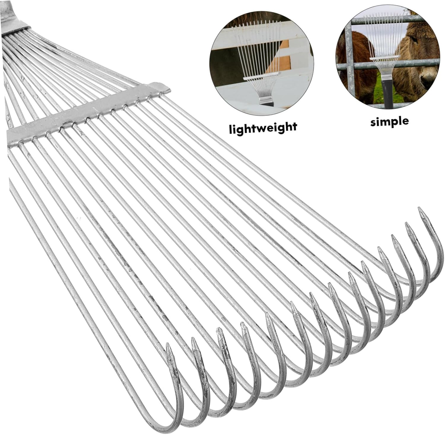 BESPORTBLE 4pcs Sheep Grooming Rake Horse Mane Rake Grooming Livestock Hair Brush