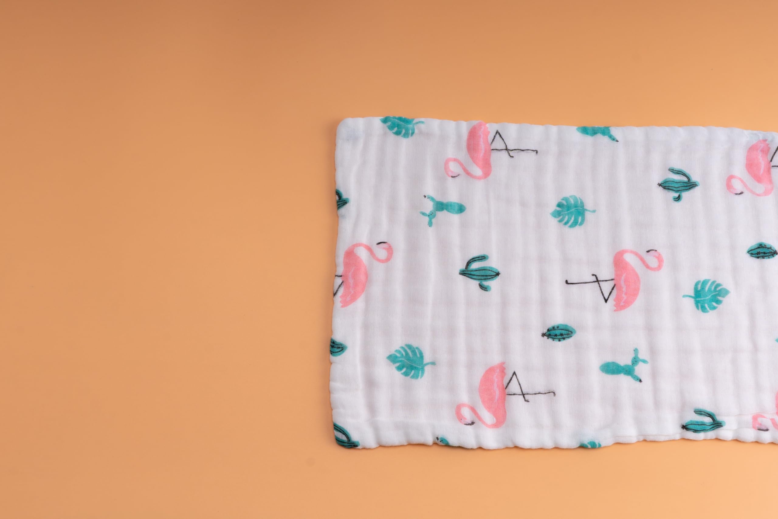 6-Layer Muslin Baby Burp Towel - Tropical_Design (27x50 CM) | (Pack of 4)_Duplicate1-image-47