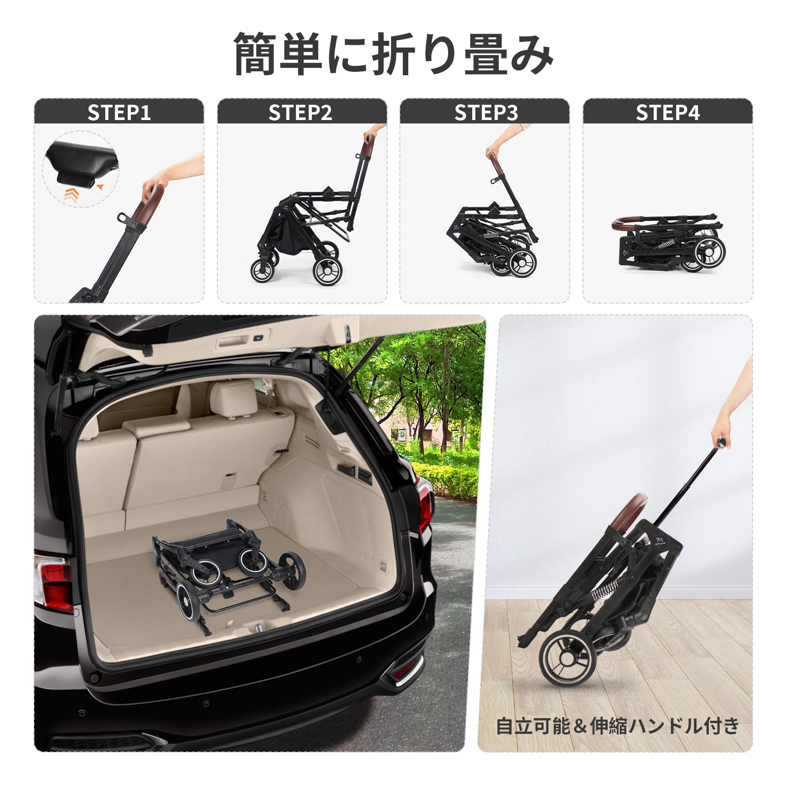Amazon.co.jp: SKISOPGO ペットカート 分離型 ペットバギー 折りたたみ 