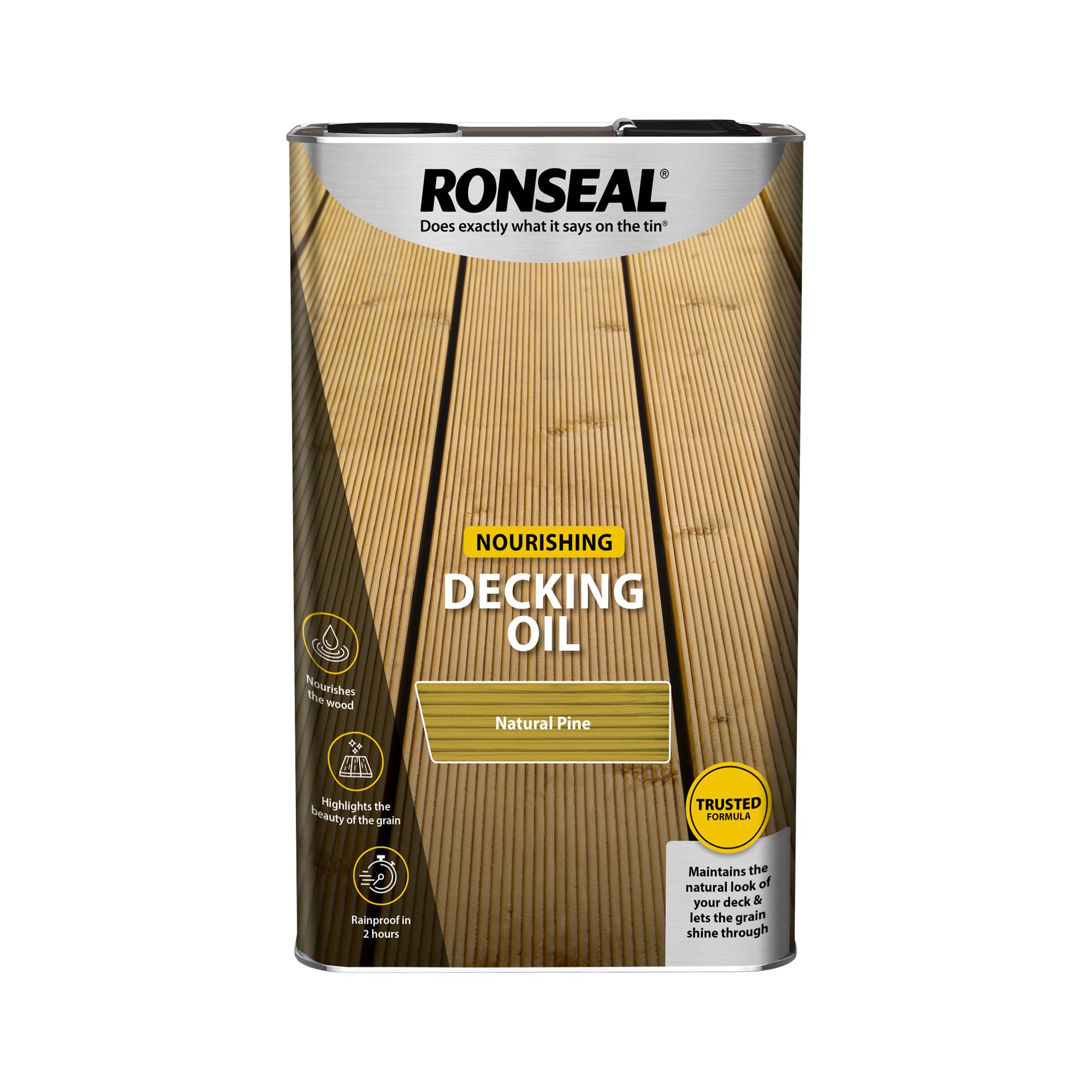 Ronseal Decking Oil Natural Pine 5L
