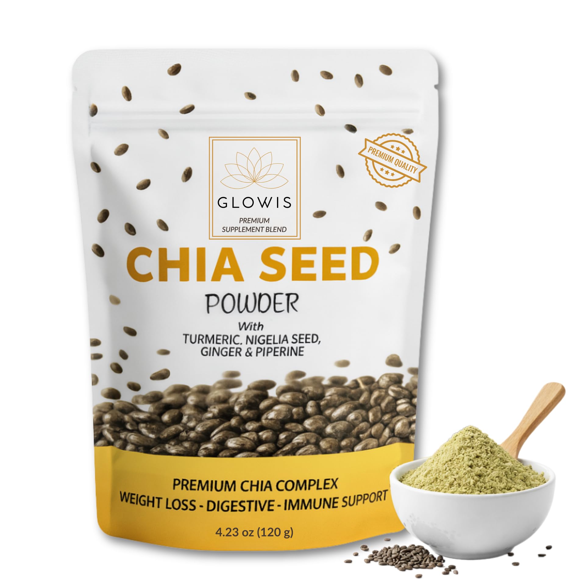 chia seeds glp-1 Amazon.com: GLOWIS Organic Chia Seed Powder — 5-in-1 Superfood Blend with  Turmeric, Ginger, Nigella & Black Pepper | Fiber, Protein & Digestive  Support | Vegan, Non-GMO