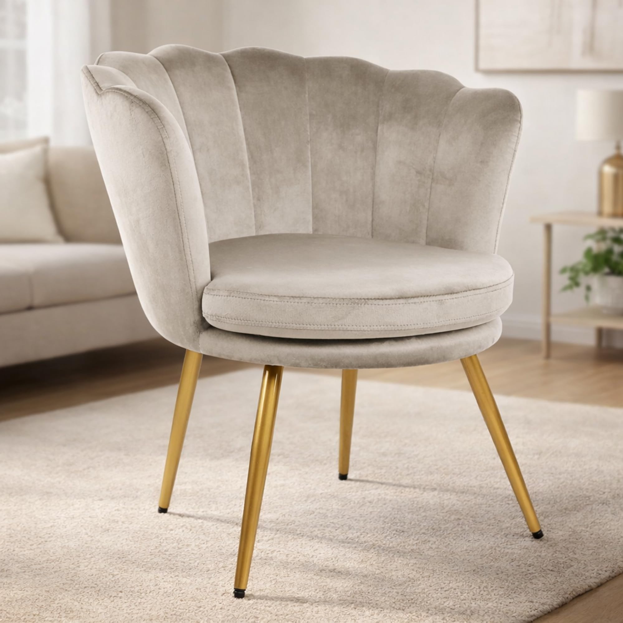 Genesis Fauteuil tonneau Accent Taupe, Taille Unique