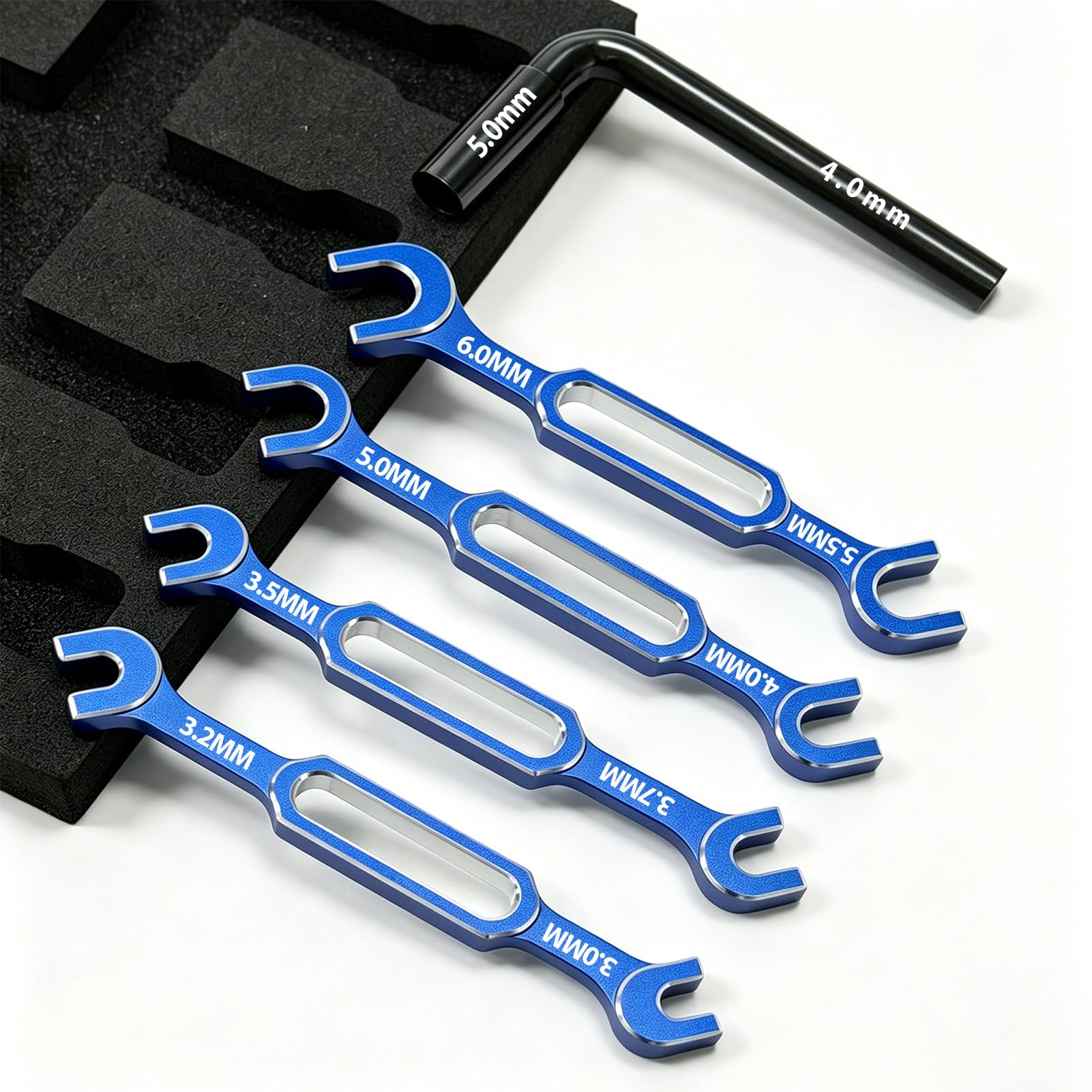 Llaves de tensor RC kit de herramientas de reparación para tirantes y tuerca hexagonal fina