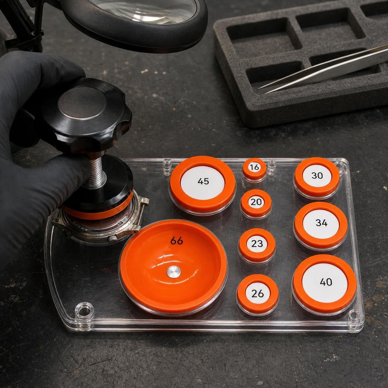 Amagogo Abridor de Caja de Reloj Profesional con Ventosas Herramienta Destapador Extractor Diseño para Superficies y Firme Adecuado para Colecciones Taller y