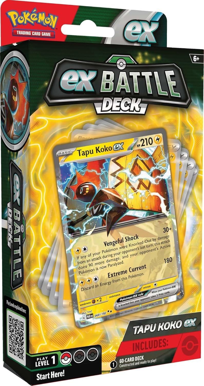 Pokemon TCG: Battle Deck Tapu Koko ex : Toys & Games