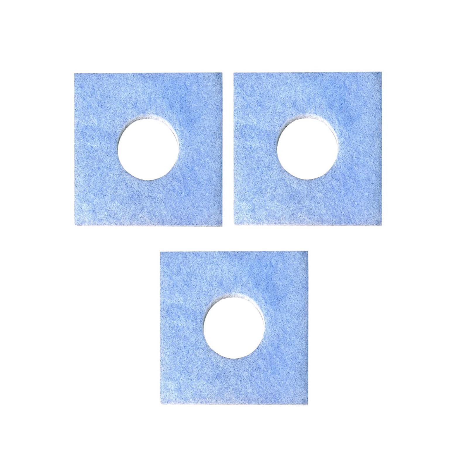3 Filters for Limodor Limot LF/ELF Ventilation Units, Replacement Filter for Bathroom Fan 222 x 226 x 18 mm, Diameter 95 mm, Filter Class G4 Ventilation System, Air Filter and Dust Filter for Bathroom