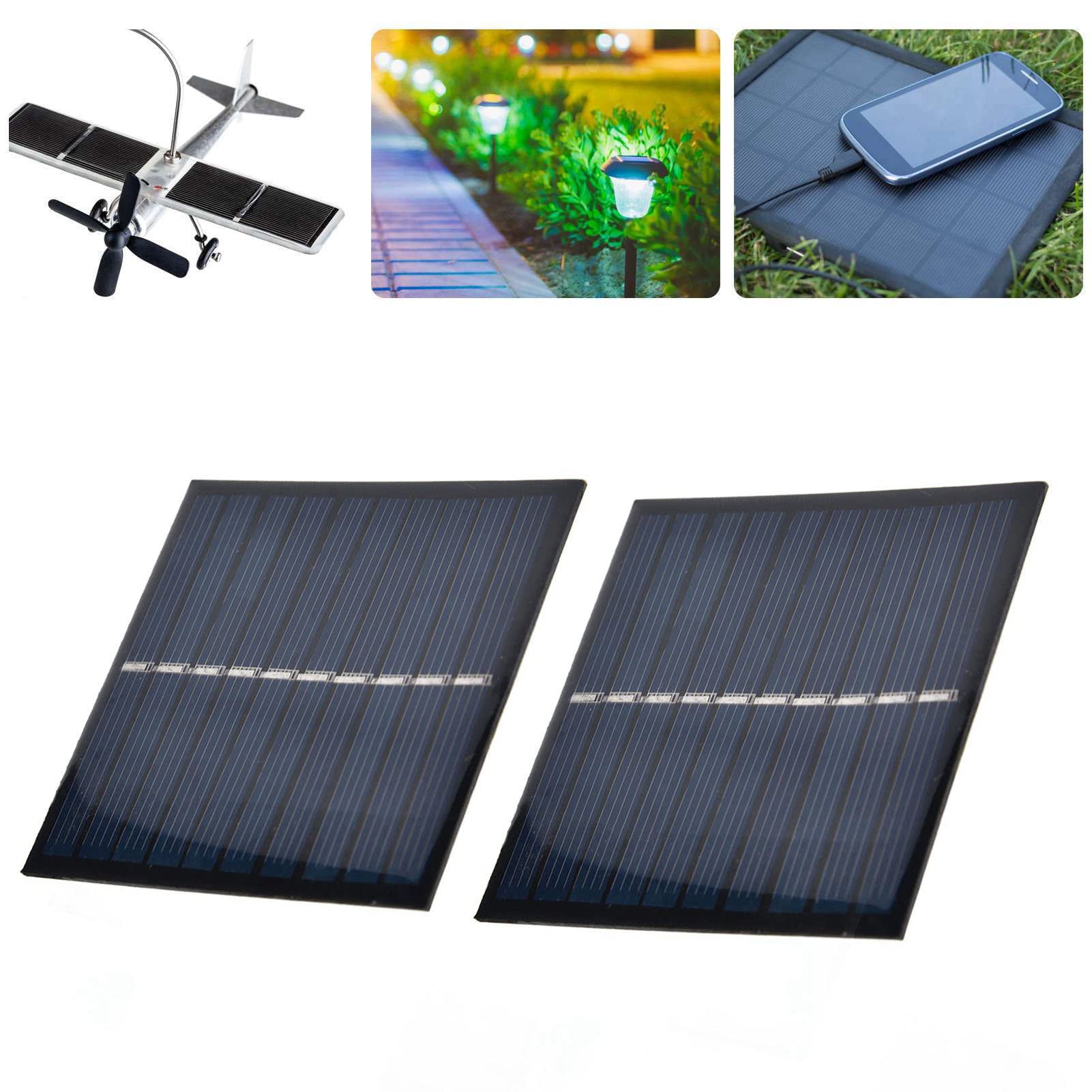Mini Panel Słoneczny 0.7W 5V 140mA, Epoksydowy, 70x70mm, Przenośny, do Urządzeń Małej Mocy