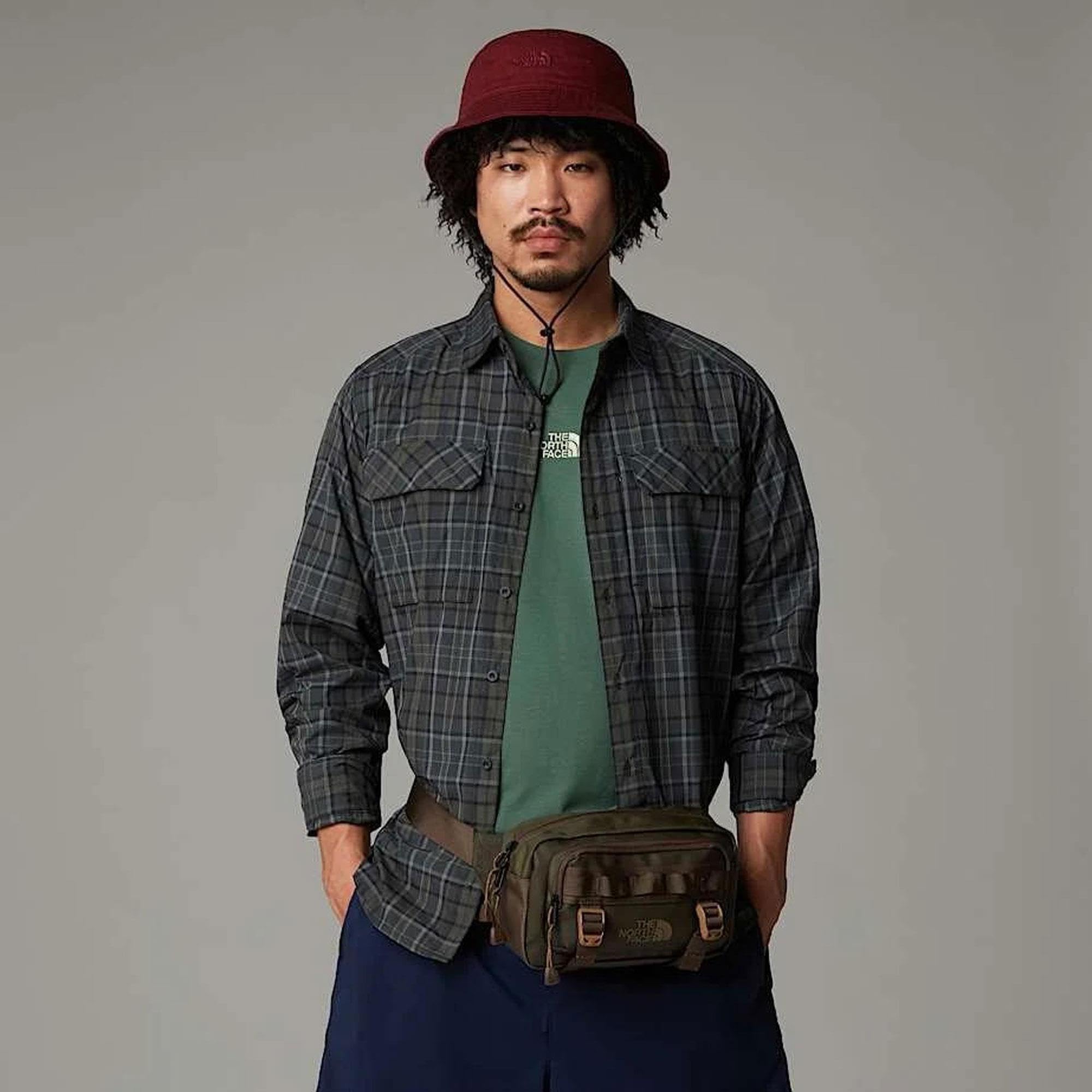 The North Face NF0A8BK5B7I Base Camp Lumbar Gym Bag Homme New Taupe Green-Smokey Taille OS