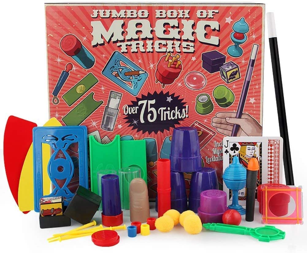 FunBlast Magic Tricks for Kids, Magic Set – 75 Tricks Jumbo Box, Magician Game for Kids (Multicolor)