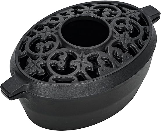 Wood Stove Steamer Humidifier, 2.5 Quart Cast Iron Pot with
