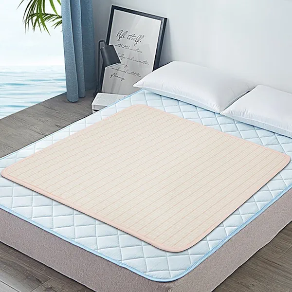 Bed Pads for Incontinence Washable, 40"x55" Large Reusable Waterproof Soft Wetting Pee Underpad for Adults, Elderly, Seniors, Women, Kids & Pets, Machine Washable Pad for Bed, Sofa-Beige