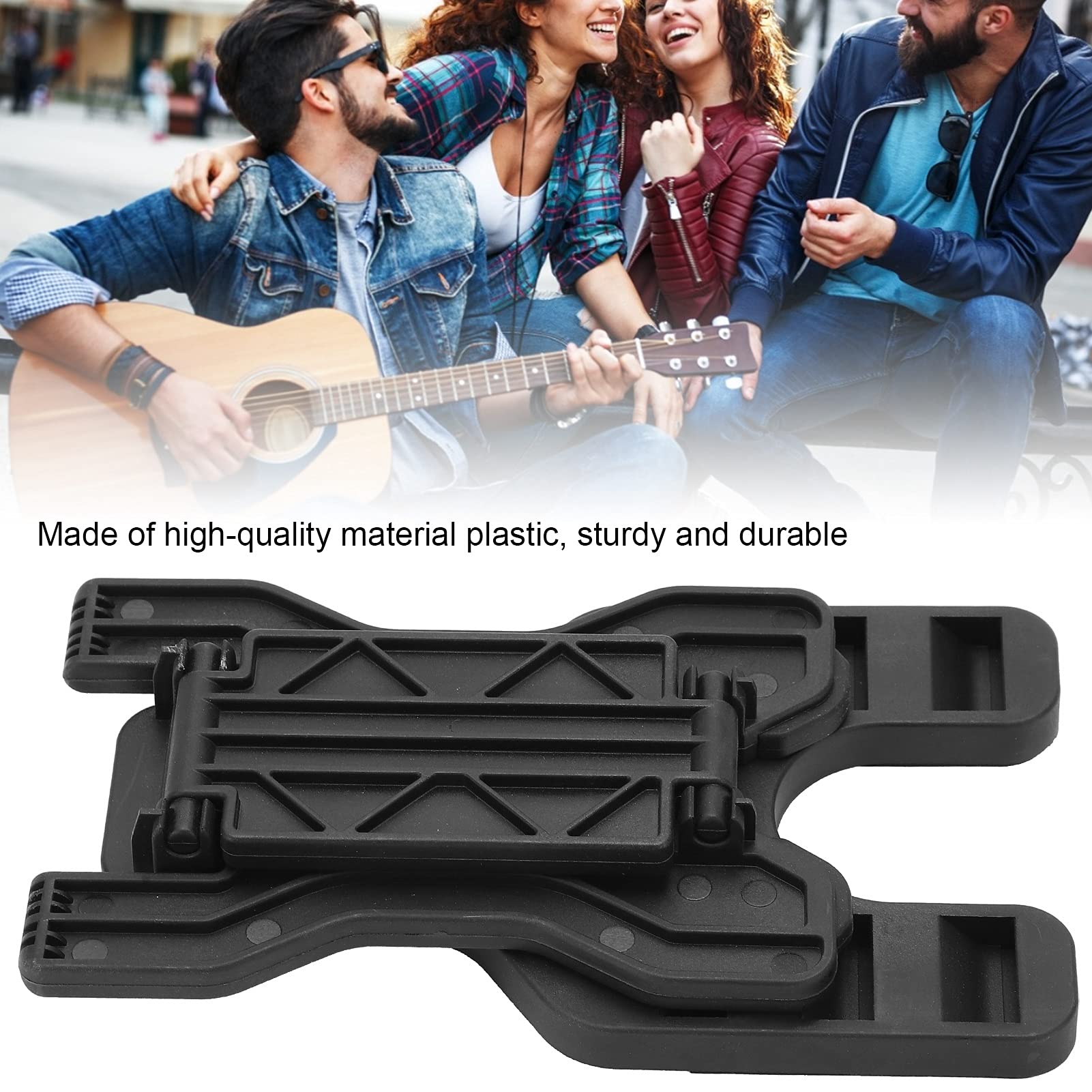 Support pour guitare, armature en A pliable, montage facile et portable, pour basse, ukulélé, banjo, violoncelle, mandoline, support solide, durable (Érable sucré