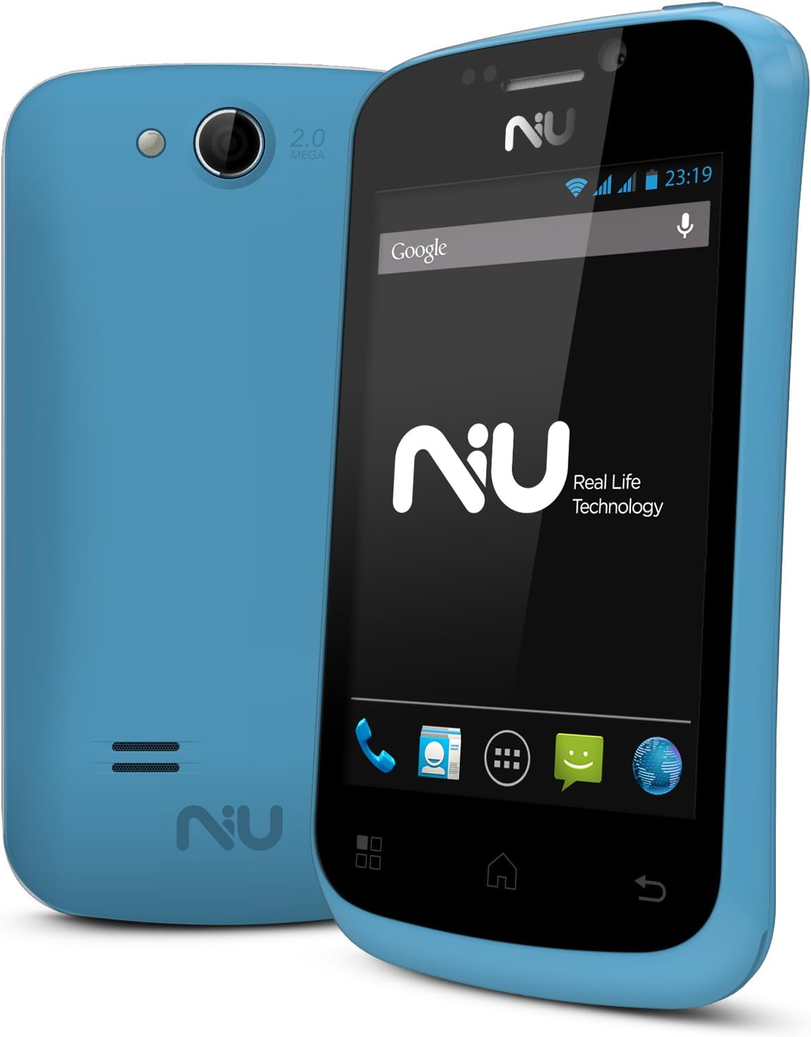 NIU Niutek 3.5D - Unlocked Dual SIM Android Smartphone (Blue)
