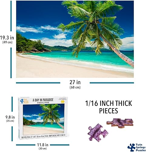 Miniatura 5 de A Day in Paradise Twin Spring Goods - Rompecabezas de 1000 piezas, 1000 piezas