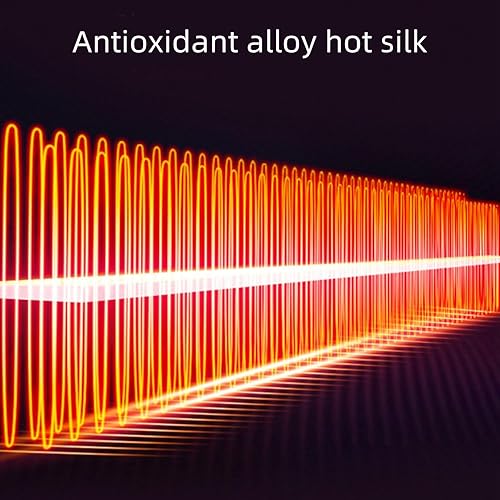 Miniatura 6 de Calentador de espacio inteligente portátil de 170 W, 2 temperaturas, calentador eléctrico silencioso para 48 11 1820 18 V, batería de iones de litio